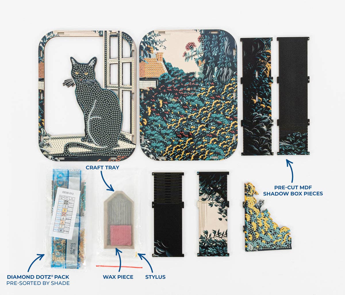 Diamond Dotz - April Cat Shadow Box Kit