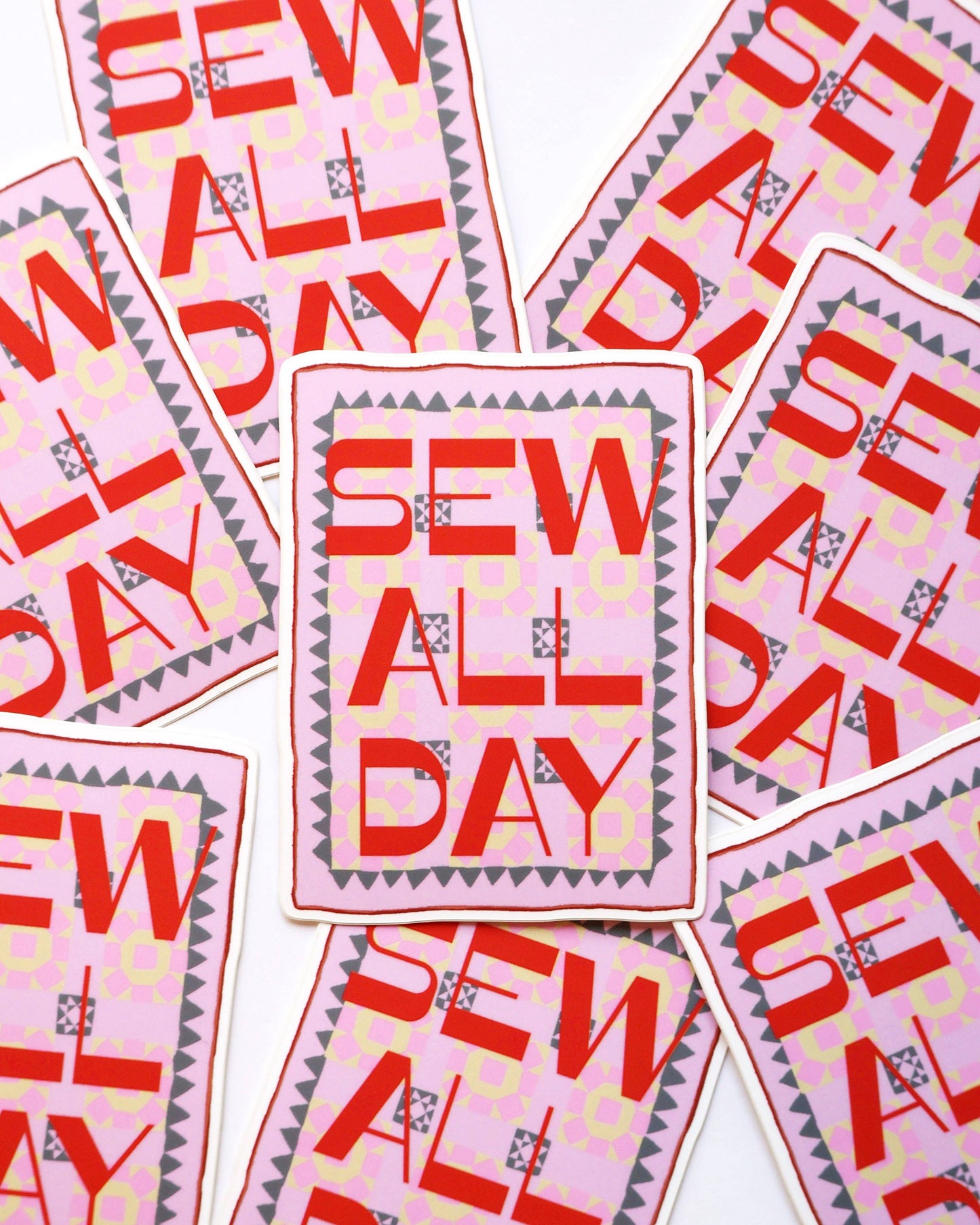 Feral Notions Sew All Day Sticker