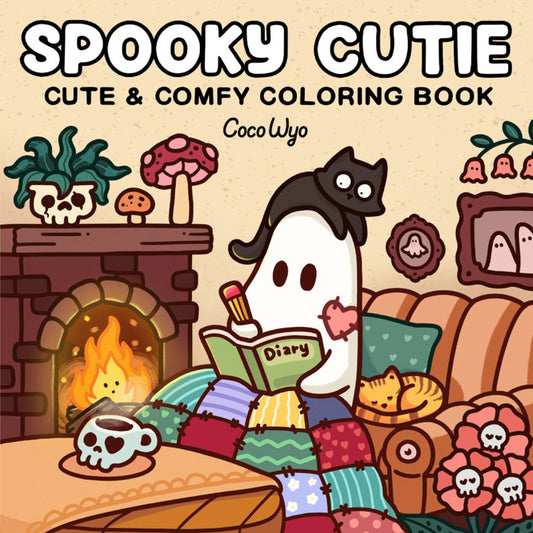Spooky Cutie Cute and Comfy Coloring Book By Coco Wyo
