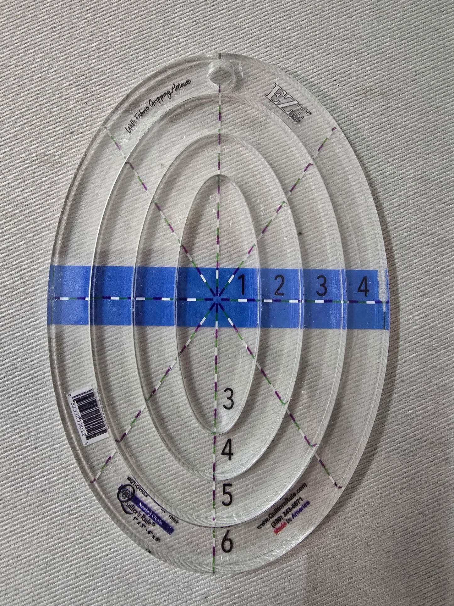 Quilter's Rule Nested Ovals - MQT-OVAL2