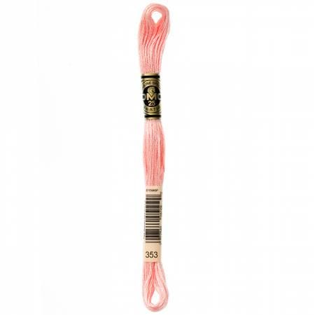 DMC Six Strand Embroidery Floss - 347 - 349 - 350 - 351 - 352 - 353 - 355 - 356
