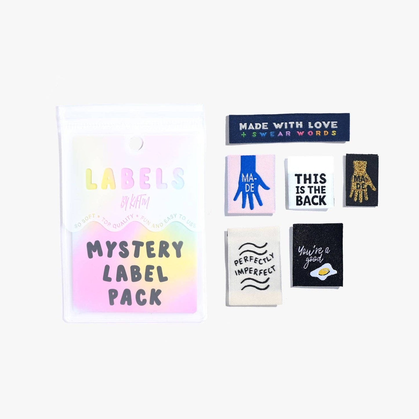 Mystery Woven Label Packs | Case of 6 Units