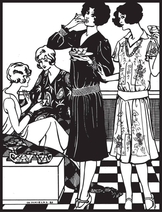 1927 Tea Frock Pattern By Folkwear