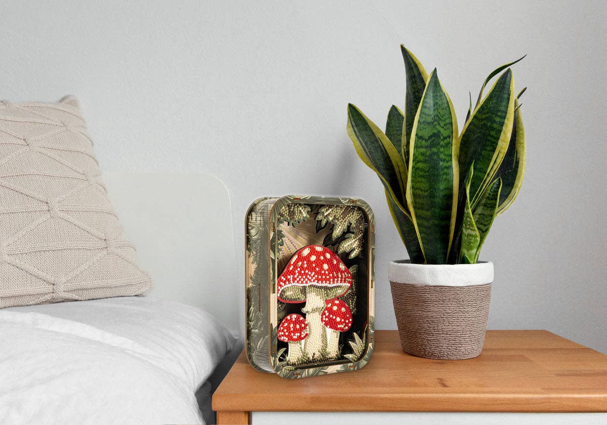 Diamond Dotz - Mushroom Forest Shadow Box Kit