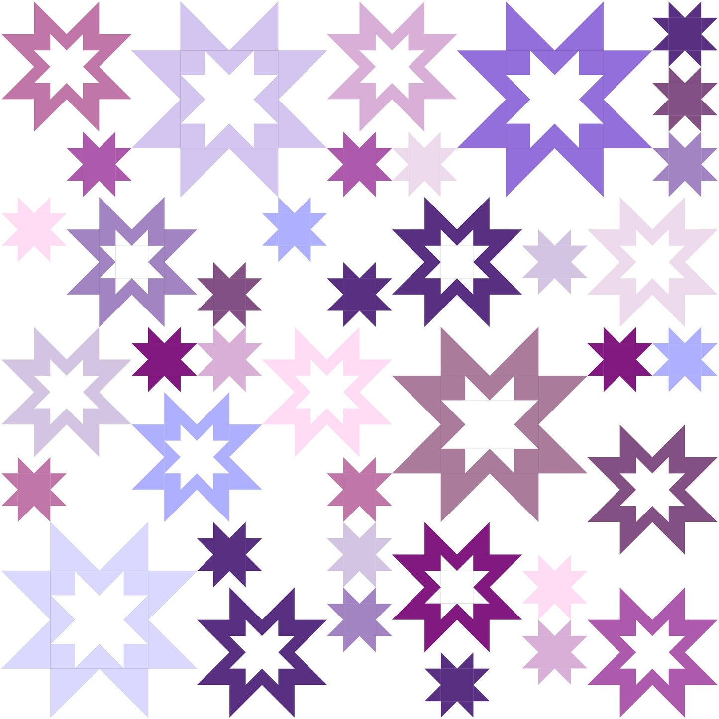 Star Splatter Quilt Pattern By QuiltCakes