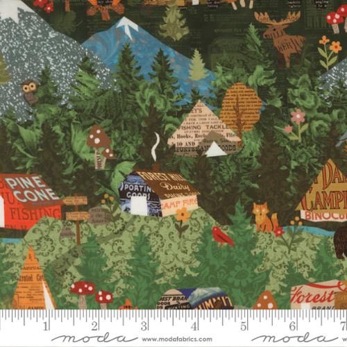 PREORDER - Moda - Cathe Holden - Paper Trails - Camp Ground Nature Landscape Collage - 39590 11 - SHIPS NOVEMBER 2026