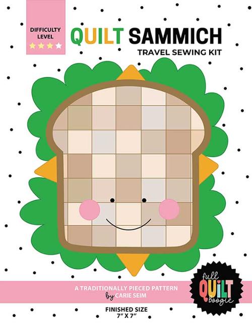 Quilt Sammich Travel Sewing Kit Pattern By Full Quilt Boogie