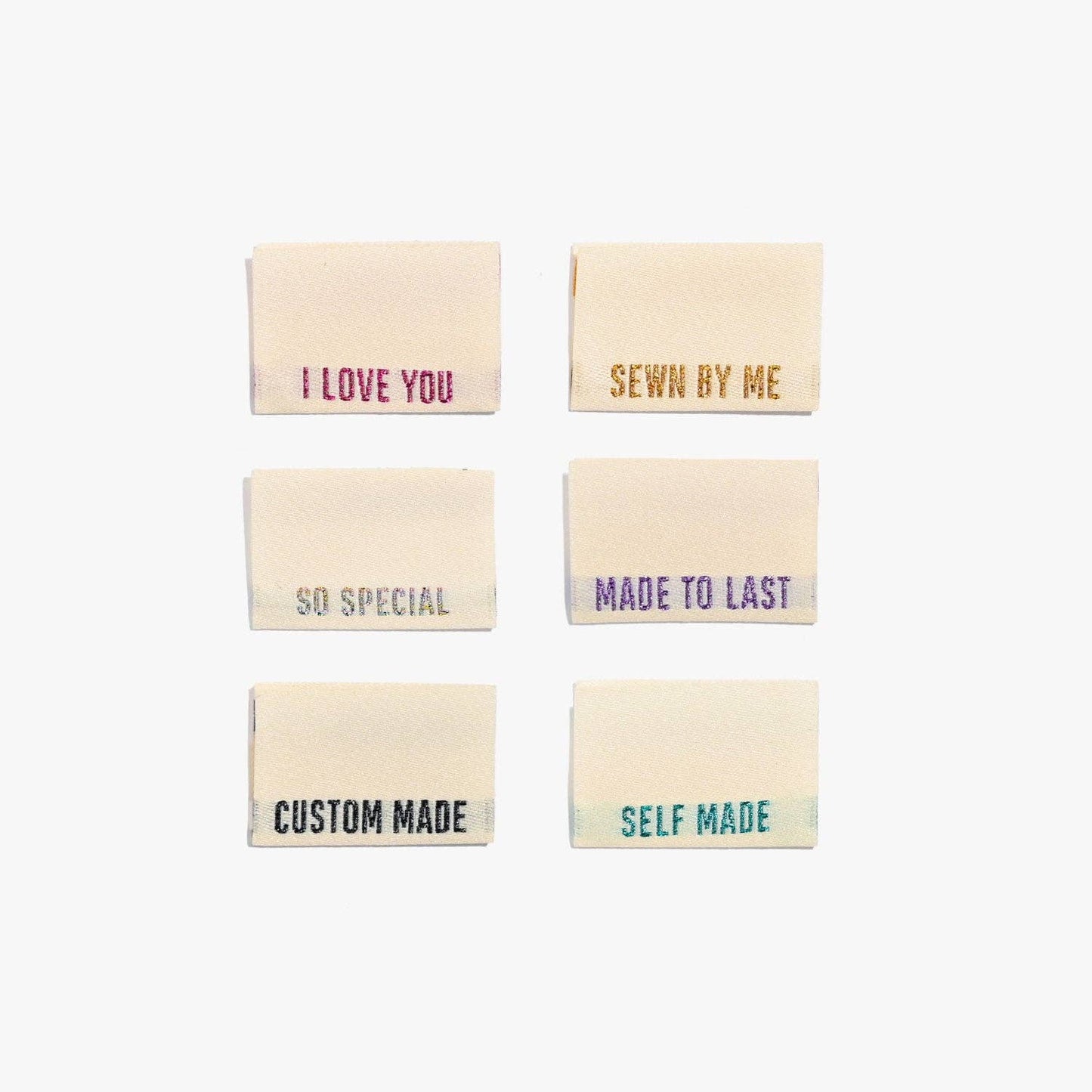 Kylie And The Machine Metallic Side Seam (Cream) Woven Labels