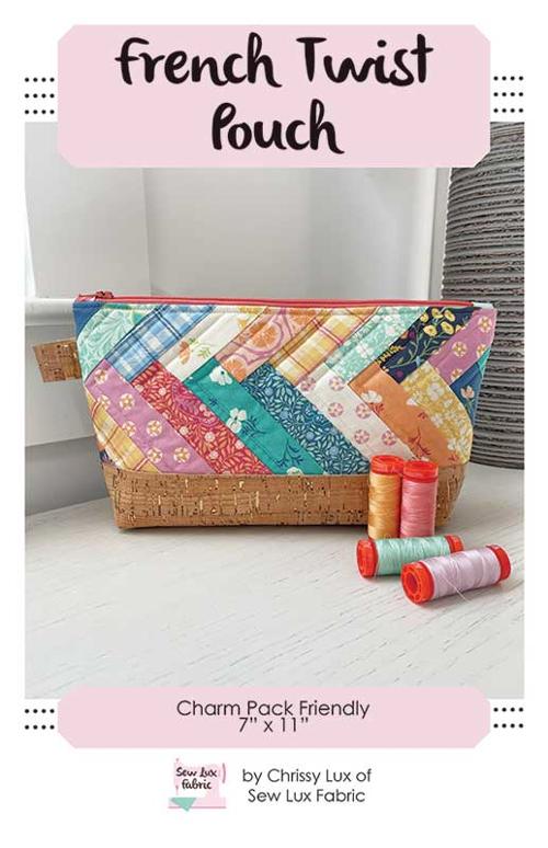 French Twist Pouch Pattern By Sew Lux Fabric