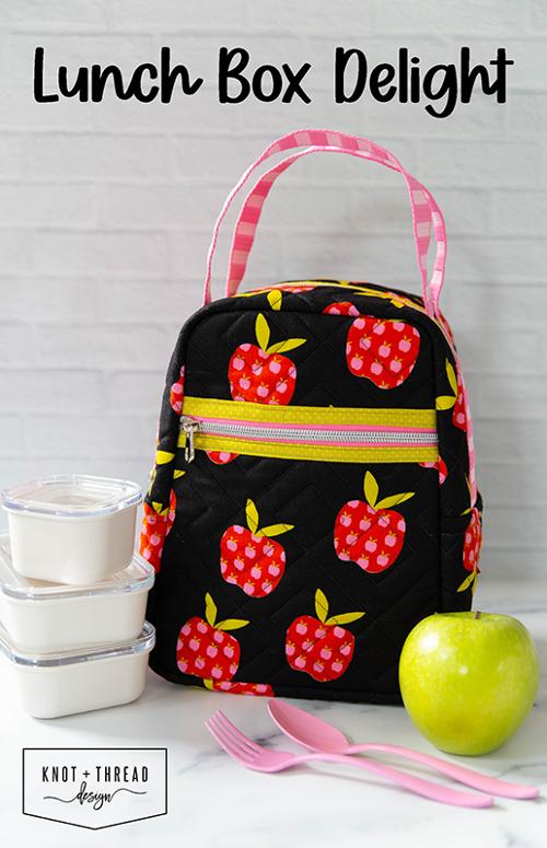 Lunch Box Delight Bag Pattern By Knot and Thread Designs