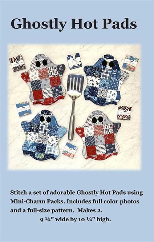 Ghostly Hot Pads Pattern OR Template By J Minnis Designs