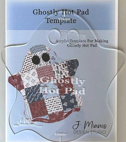 Ghostly Hot Pads Pattern OR Template By J Minnis Designs
