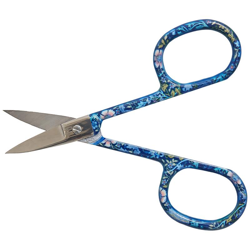 Hobby Gift Blue Floral 3.6" Embroidery Scissors