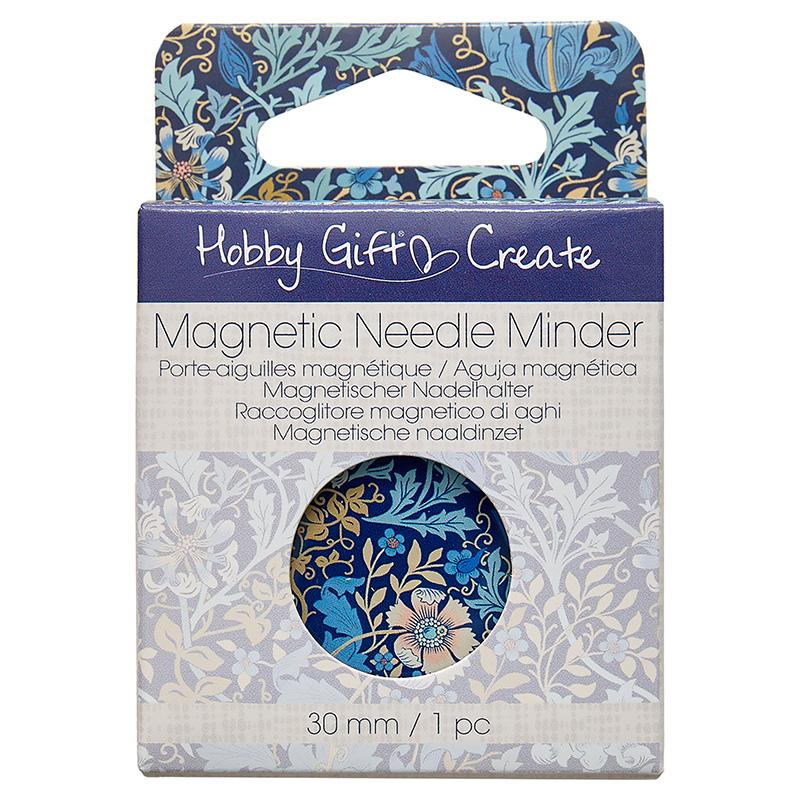 Hobby Gift Blue Floral Magnetic Needle Minder