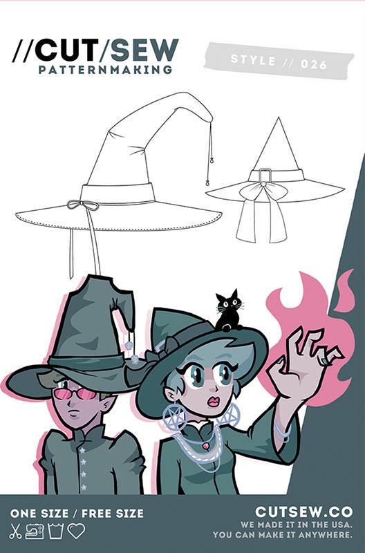 Witch and Wizard Hats Pattern By Cut / Sew Pattern Making