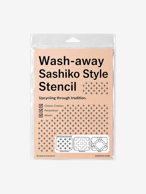 Clone - Wash Away Sashiko Stencils - 3ct Basics