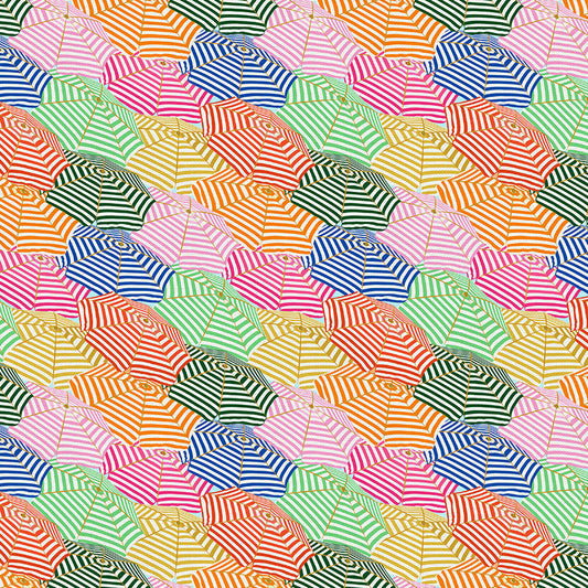 PBS Fabrics - Endless Summer - Beach Umbrellas - 12026409