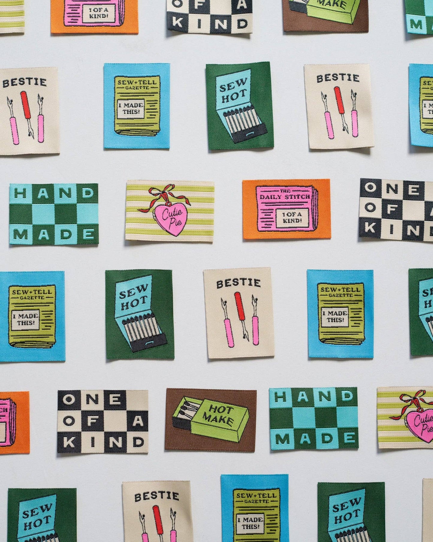 Matchy Matchy Sewing Club - Sew and Tell Gazette Large Garment Labels