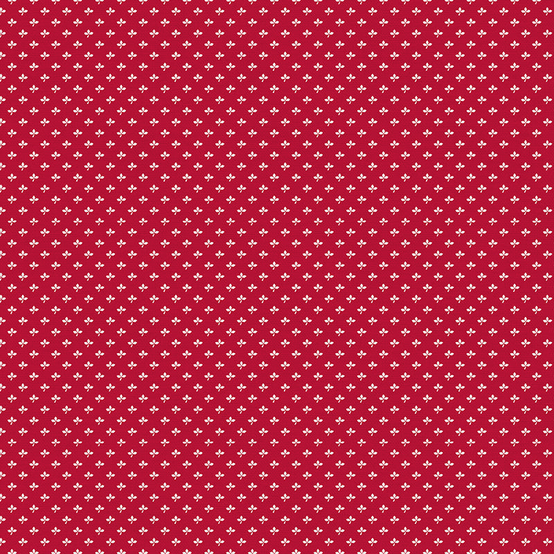 PBS Fabrics - Manzanita Grove - Red Vintage Leaf - 12099101