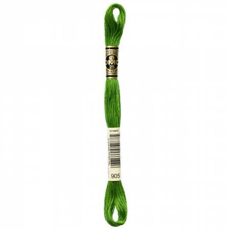 DMC Six Strand Embroidery Floss - 904 - 905 - 906 - 907 - 909 - 910 - 911 - 912 - 913