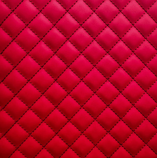 Sew Hungry Hippie Quilted Vinyl Red
