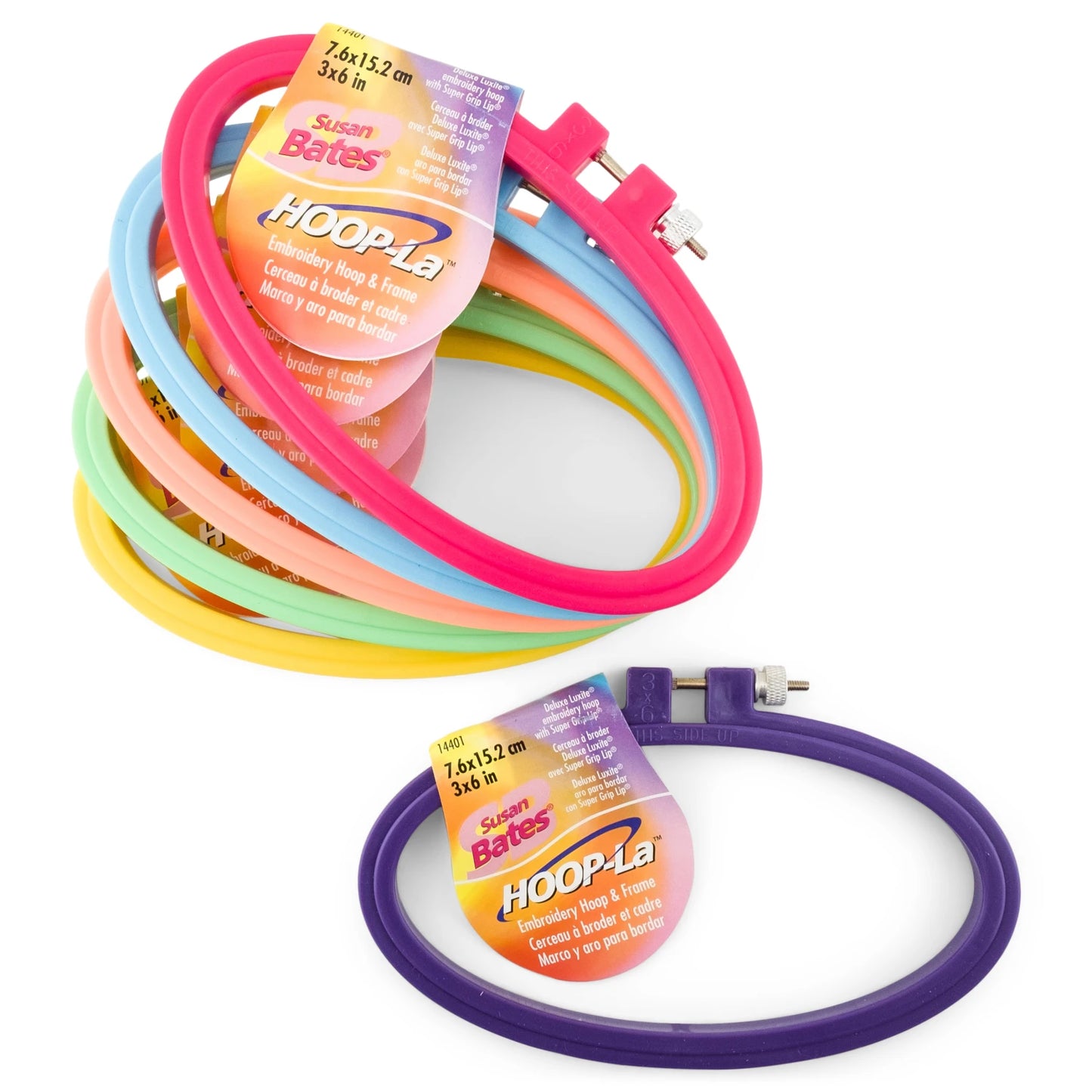 Susan Bates ROUND 4" Plastic Hoop