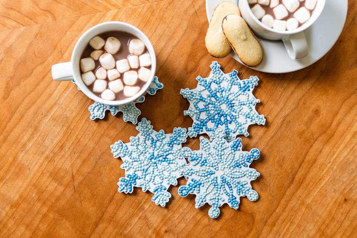 Diamond Dotz - Coasters Kit - Snowflakes