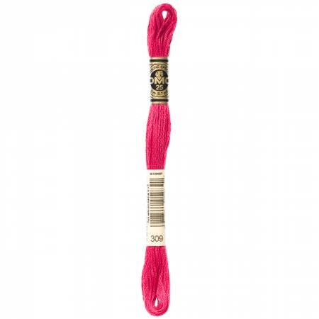 DMC Six Strand Embroidery Floss - 300 - 301 - 304 - 307 - 309 - 310