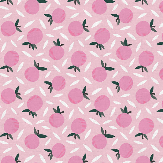PBS Fabrics - Maja Faber - Fruity - Oranges in Pink - 12019851