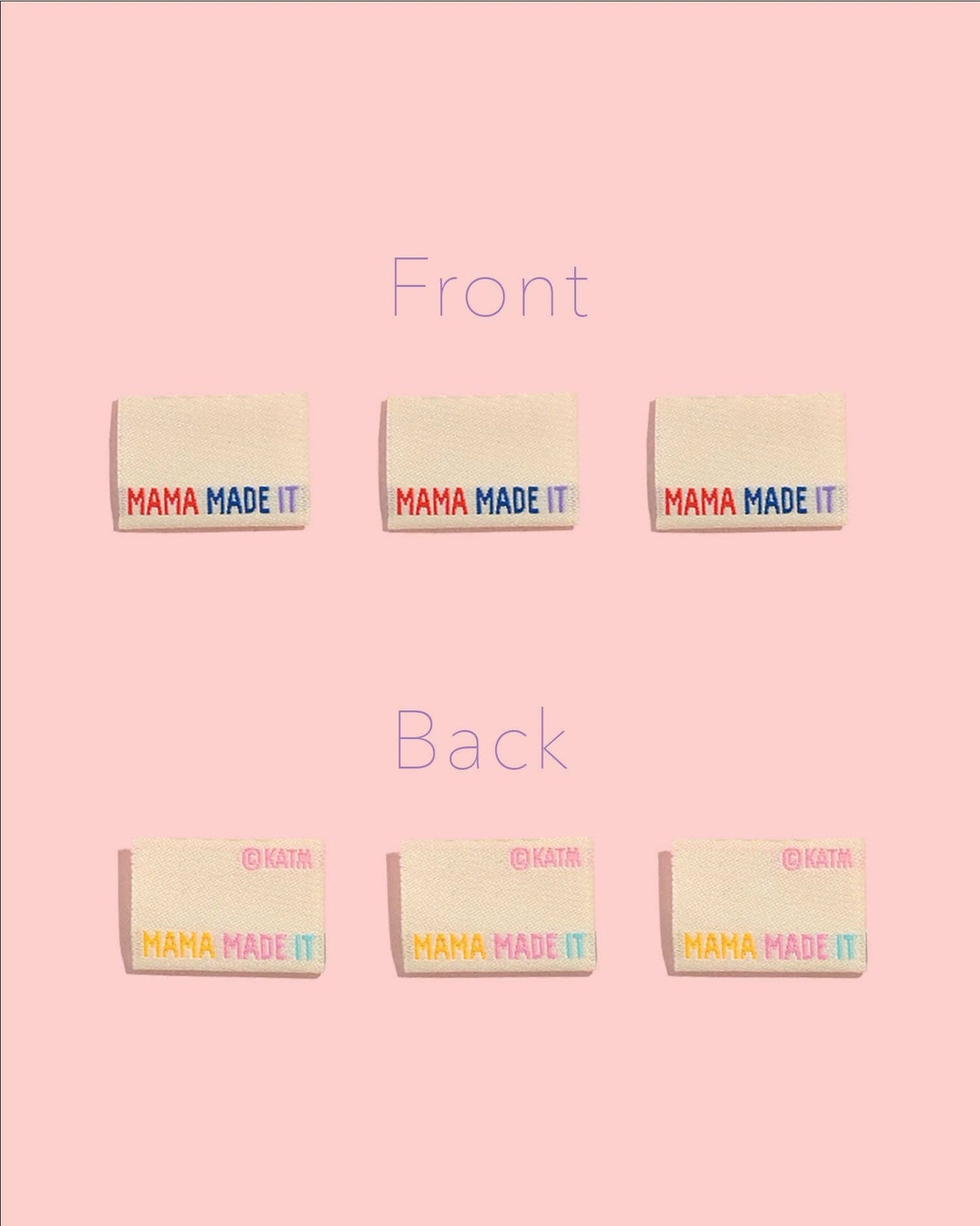 Kylie and the Machine Mama Made It Woven Labels - 1 Pack