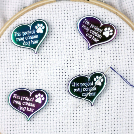Snarky Crafter This Project May Contain Cat Hair Needle Minder - 1 Needle Minder