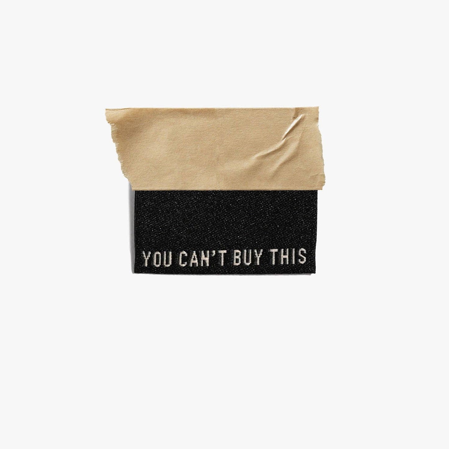 Kylie and the Machine You Can't Buy This (Black/Cream) Woven Labels