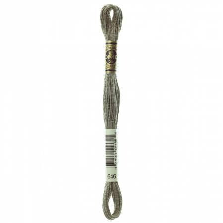 DMC Six Strand Embroidery Floss - 640 - 642 - 644 - 645 - 646 - 647 - 648