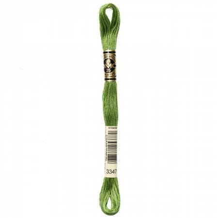 DMC Six Strand Embroidery Floss - 3345 - 3346 - 3347 - 3348 - 3350 - 3354