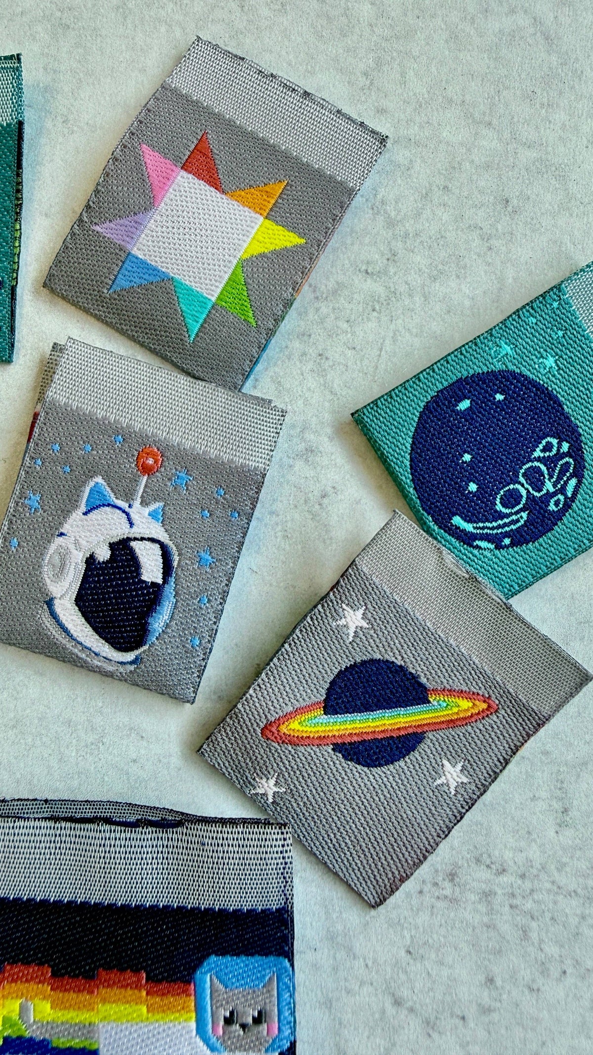 Renaissance Ribbons - Meowter Space - Woven Label Pack - 1 Pack