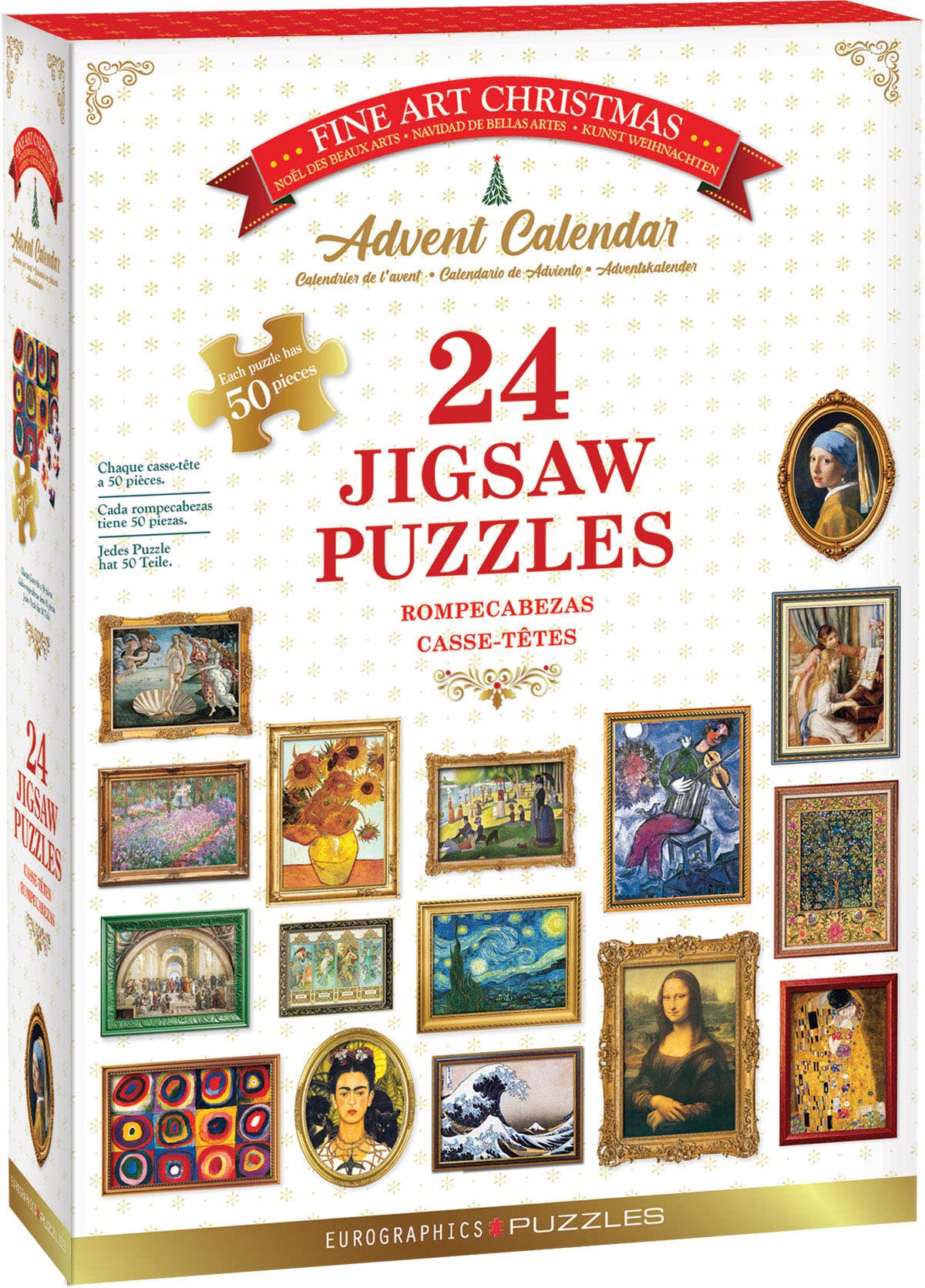 Eurographics Fine Art Puzzles Christmas Advent Calendar