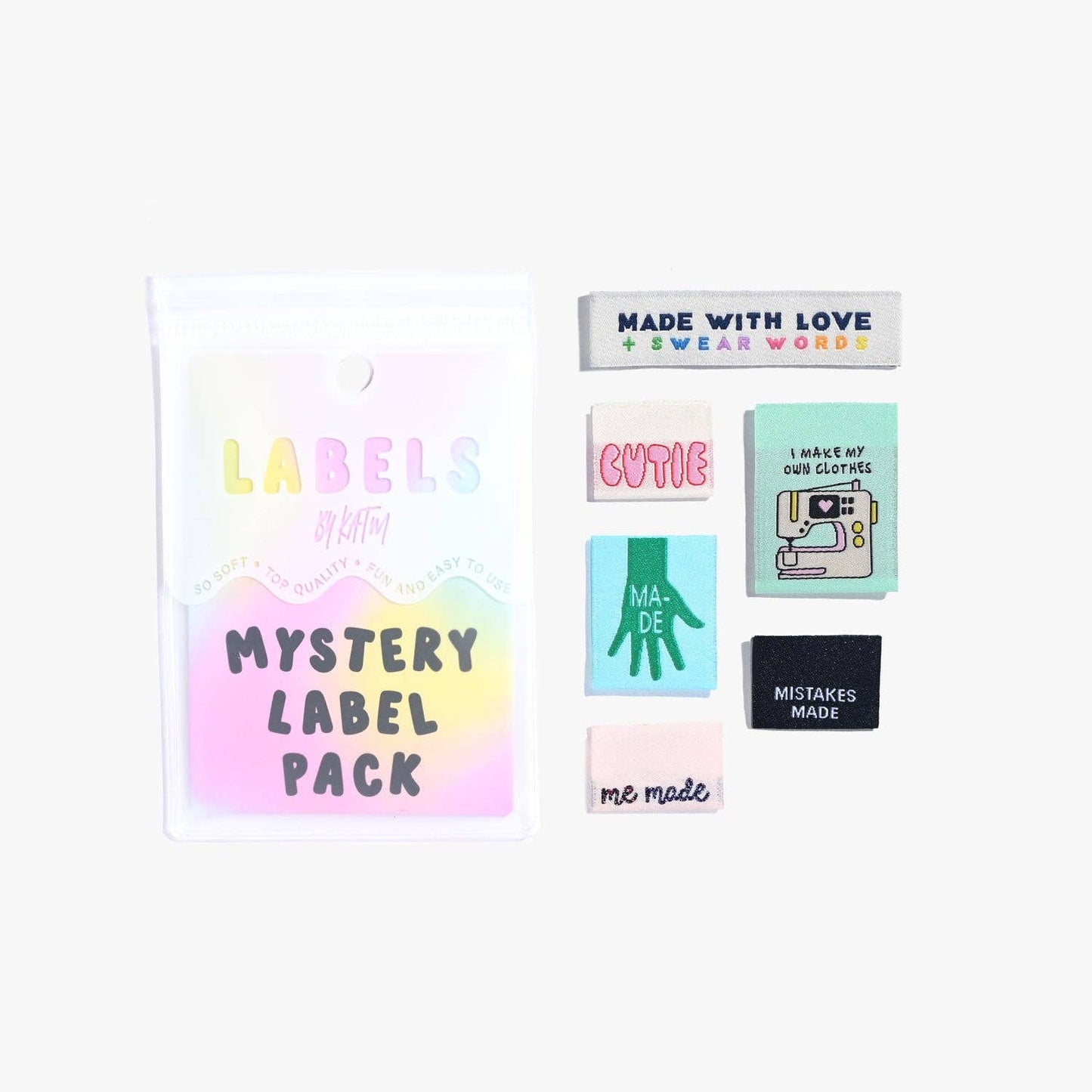 Mystery Woven Label Packs | Case of 6 Units