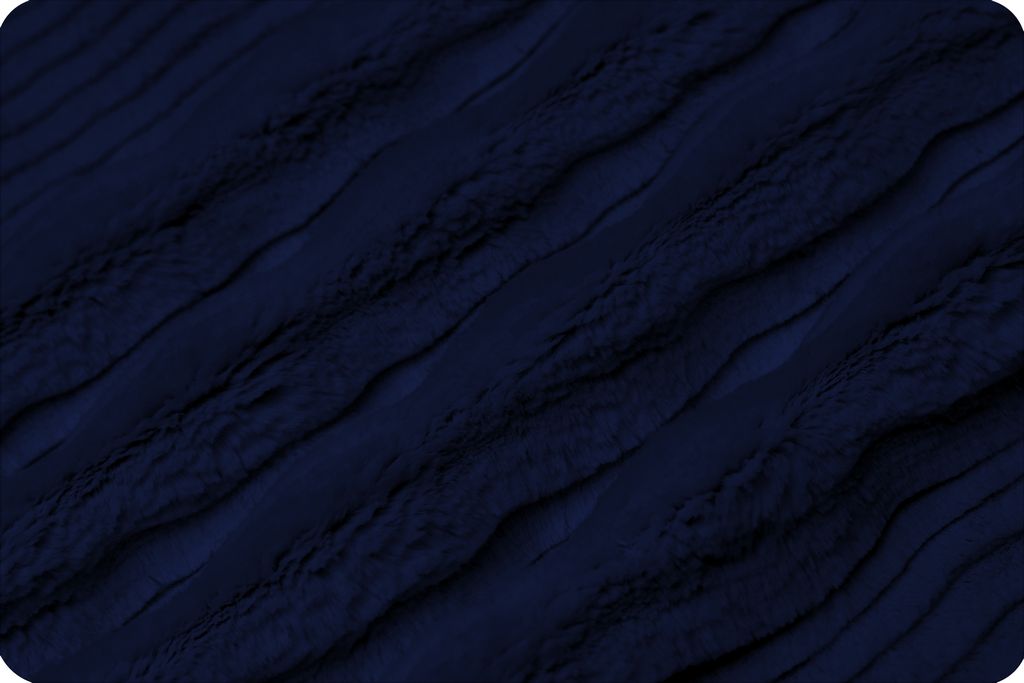Shannon Fabrics - Luxe Cuddle Oceana Navy - LCOCEANA / NAVY