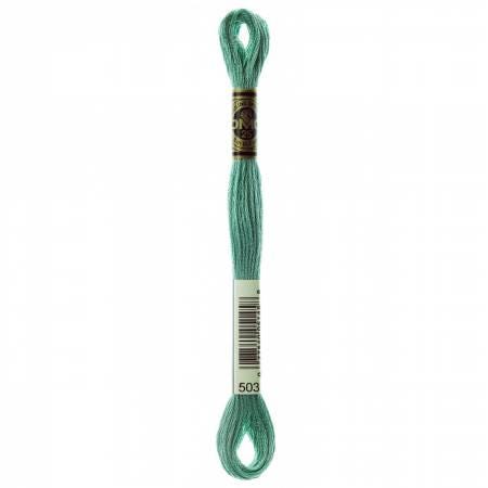 DMC Six Strand Embroidery Floss - 500 - 501 - 502 - 503 - 505 - 517 - 518 - 519