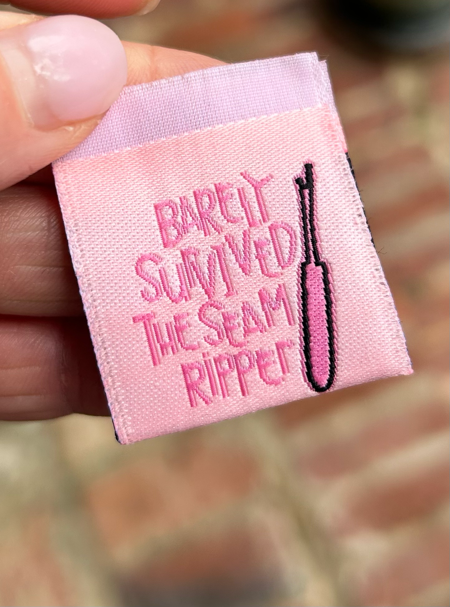 Kati Cupcake - Barely Survived - Sewing Labels