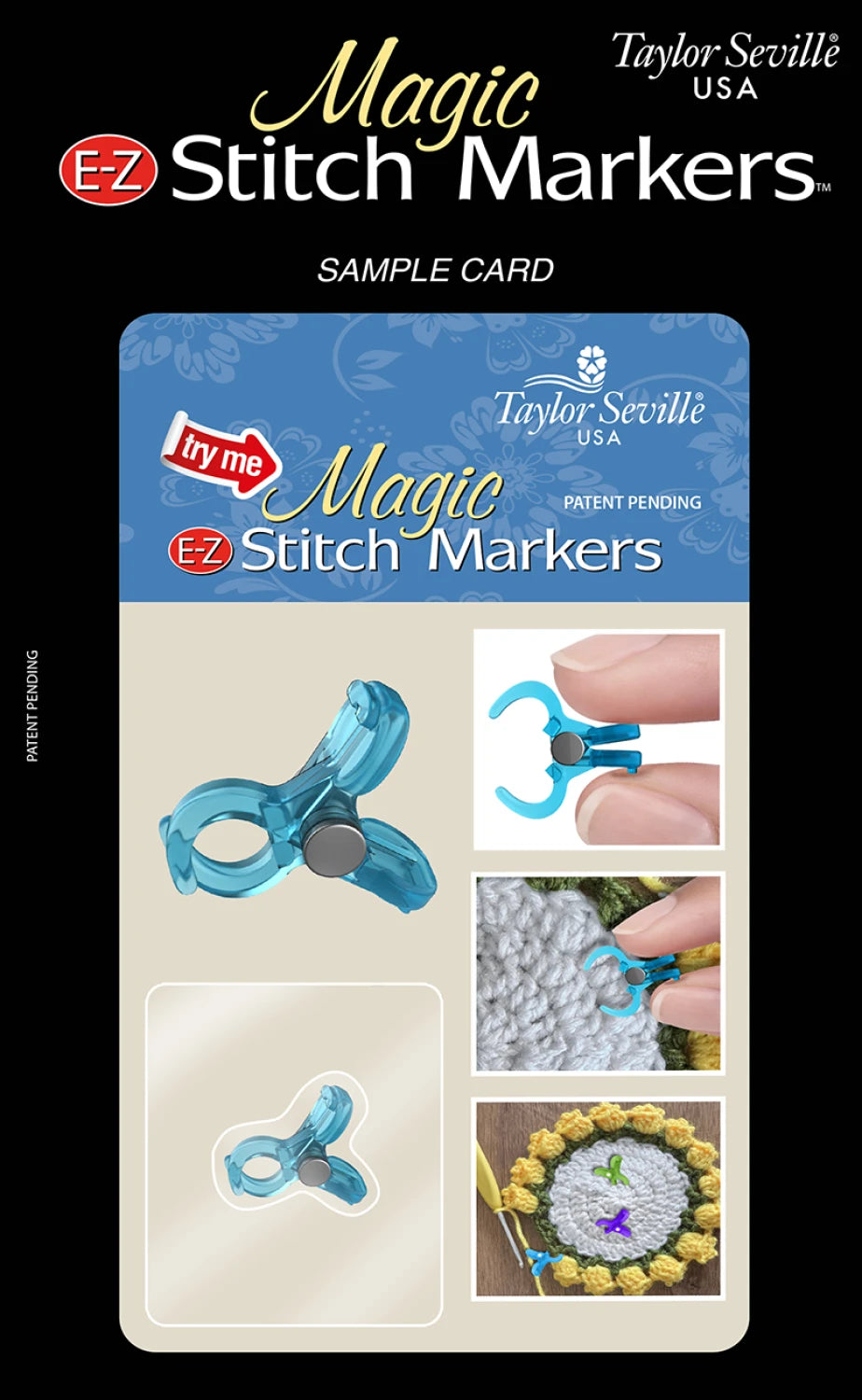 Magic EZ Stitch Markers Sample Card