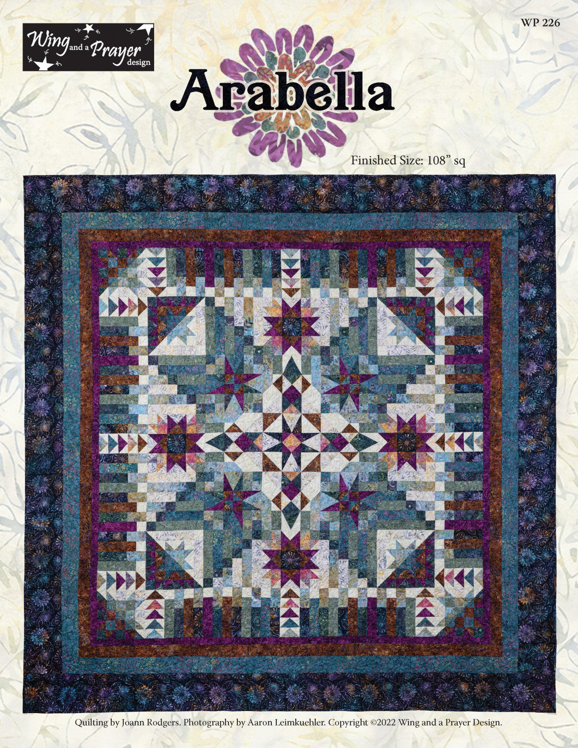 Arabella Block of the Month Quilt Pattern by Wing and a Prayer