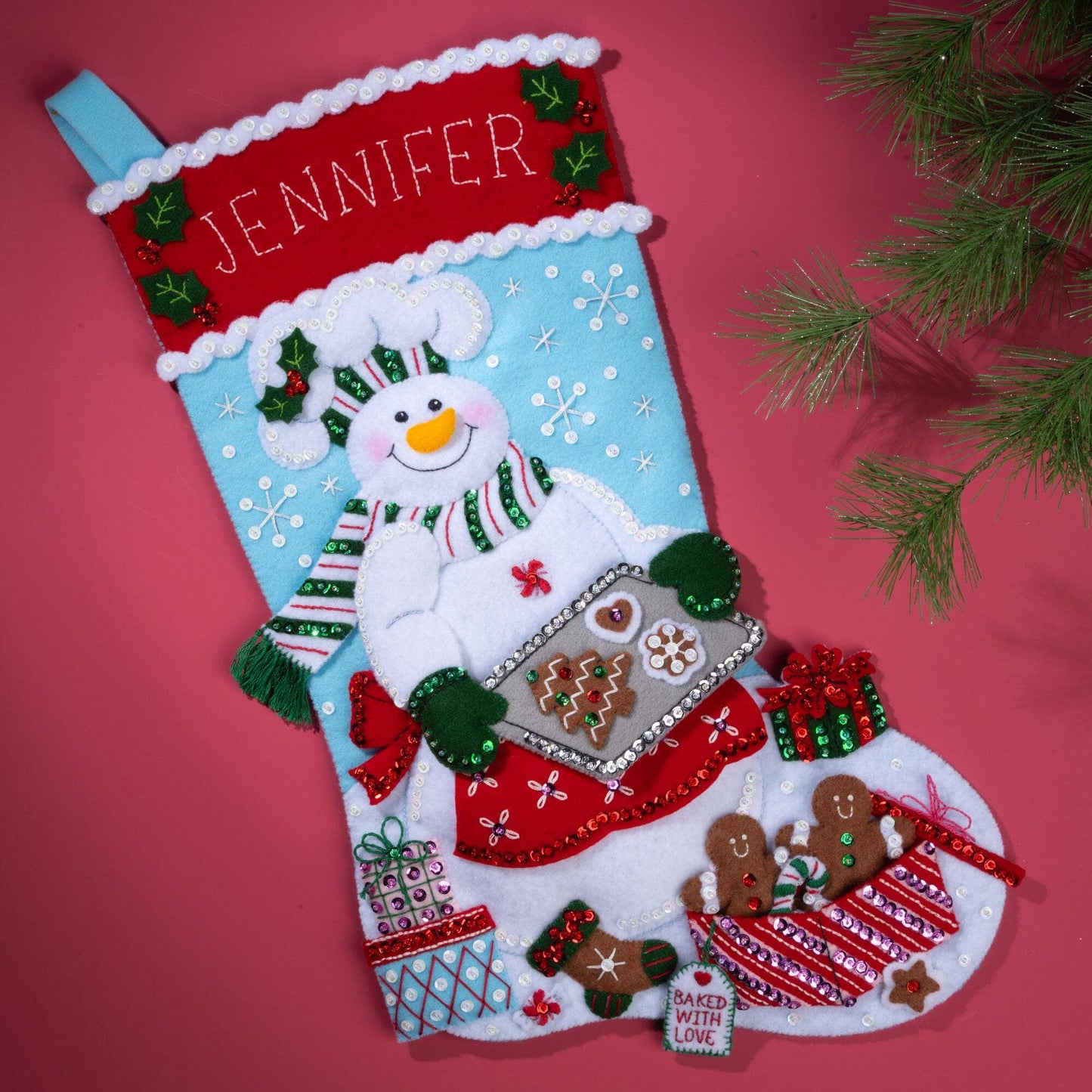 Bucilla® Felt Christmas Stocking Kit - Homemade Holiday Cheer
