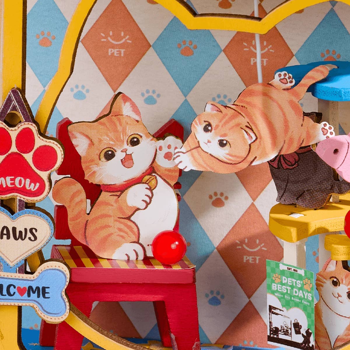 Hands Craft DIY Miniature House Kit: Pet Shop