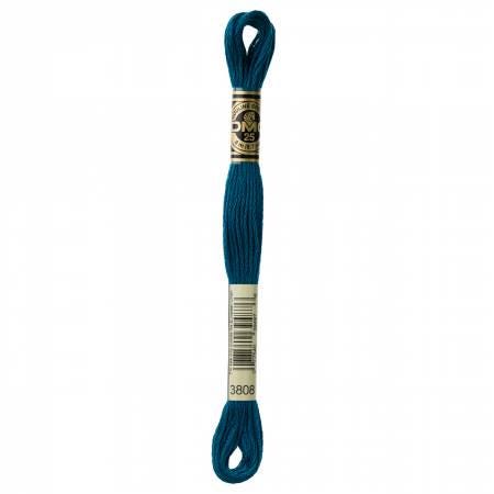 DMC Six Strand Embroidery Floss - 3807 - 3808 - 3809 - 3810 - 3811 - 3812