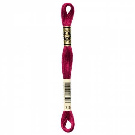 DMC Six Strand Embroidery Floss - 814 - 815 - 816 - 817 - 818 - 819