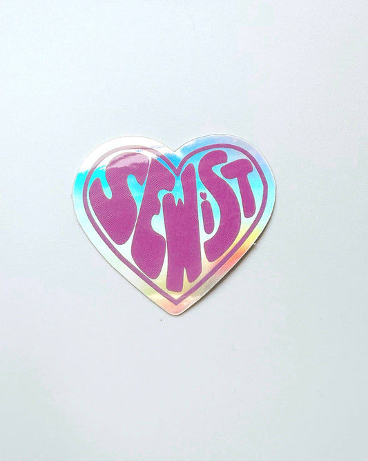 Feral Notions Holographic Sewist Sticker