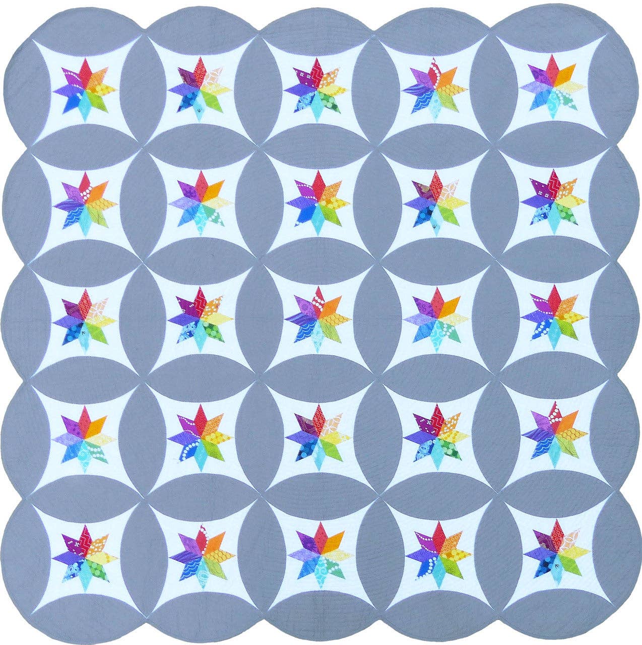 Celestial Orbs Quilt Pattern By Flying Parrot