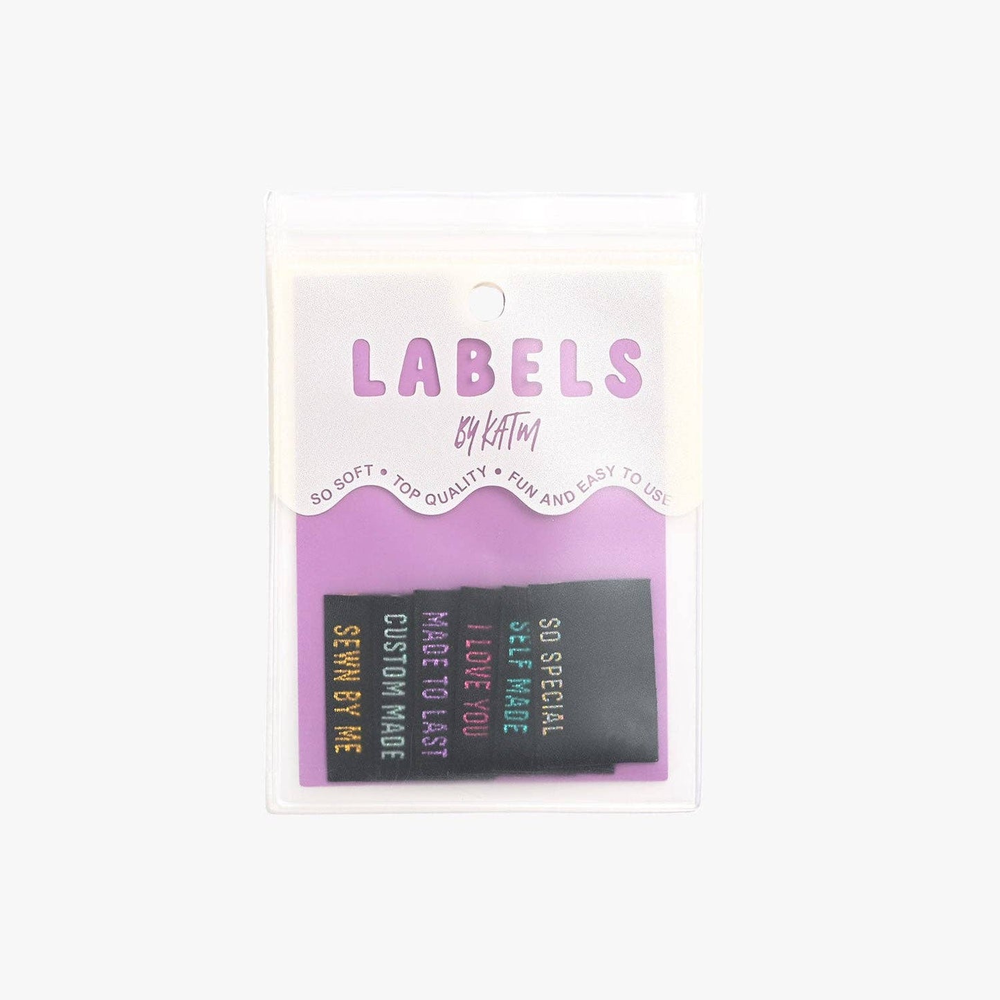 Kylie and the Machine - Metallic Side Seam (Black) Woven Labels