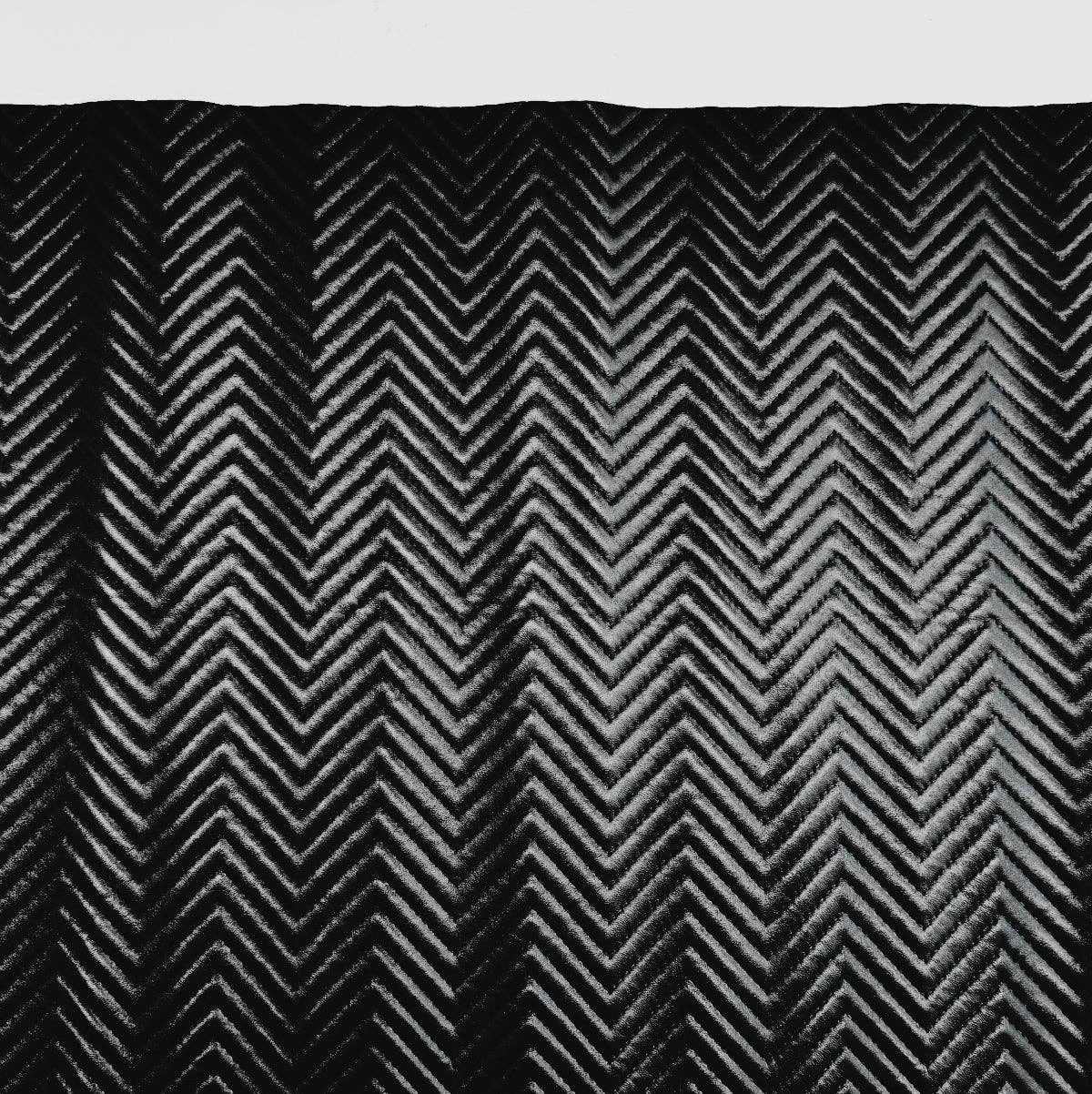 Sew Hungry Hippie - Pre-Quilted Black Chevron Vinyl for Bag Making